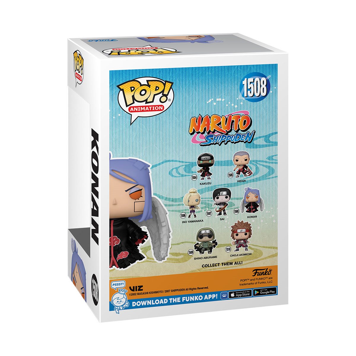 Funko-Naruto Shippuden - Konan Pop! Vinyl Figure-FU75533-Legacy Toys