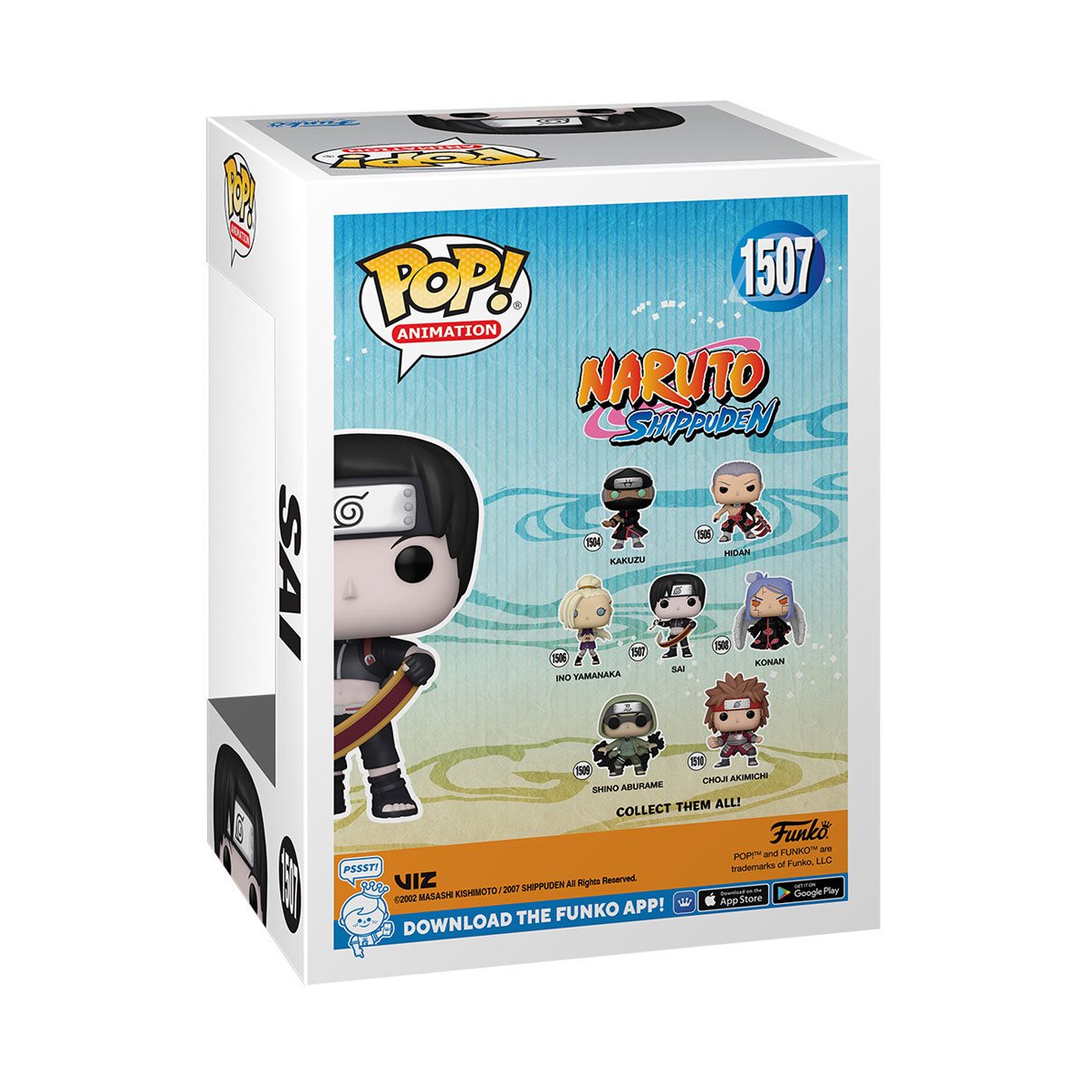 Funko-Naruto Shippuden - Sai Pop! Vinyl Figure-FU75532-Legacy Toys