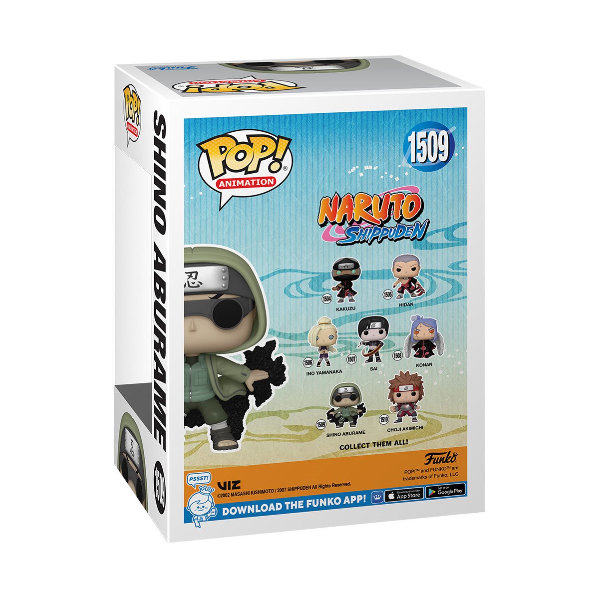 Funko-Naruto Shippuden - Shino Aburame Pop! Vinyl Figure-FU75530-Legacy Toys