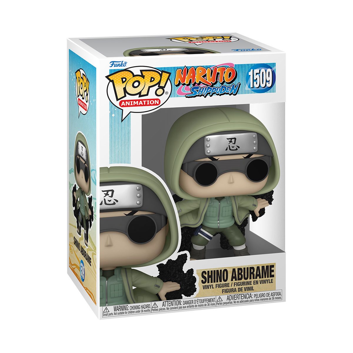 Funko-Naruto Shippuden - Shino Aburame Pop! Vinyl Figure-FU75530-Legacy Toys