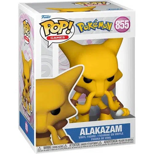 Funko-Pokémon - Alakazam Pop! Vinyl Figure-FU59343-Legacy Toys