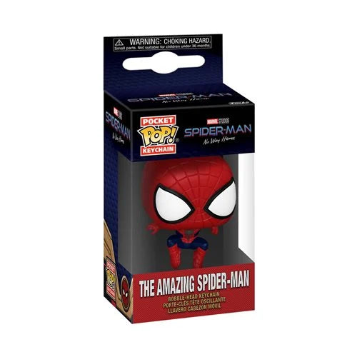 Funko-Spider-Man Leaping Funko Pocket Pop! Key Chain-FU67601-Legacy Toys