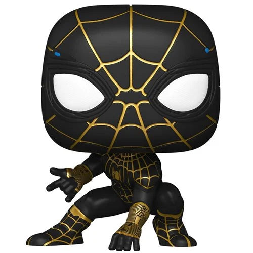 Funko-Spider-Man: No Way Home - Spider-Man Black and Gold Suit Funko Pop! Vinyl Figure-FU56827-Legacy Toys