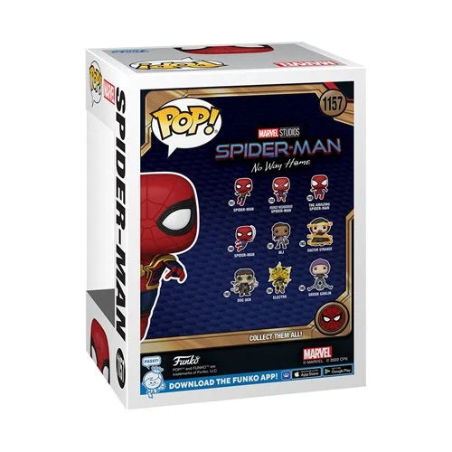 Funko-Spider-Man: No Way Home - Spider-Man Leaping Funko Pop! Vinyl Figure-FU67606-Legacy Toys