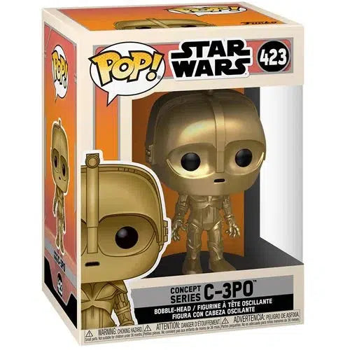 Funko-Star Wars - Concept Series C-3PO Pop! Vinyl Figure-FU50110-Legacy Toys