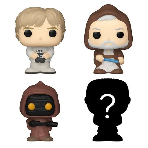 Funko-Star Wars - Luke Skywalker Bitty Funko Pop! Mini-Figure 4-Pack-FU71511-Legacy Toys