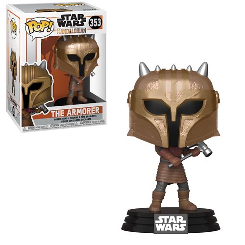 Funko-Star Wars: The Mandalorian - The Armorer Funko Pop! Vinyl Figure-FU45546-Legacy Toys