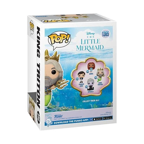 Funko-The Little Mermaid - Live Action King Triton Funko Pop! Vinyl Figure-FU70735-Legacy Toys