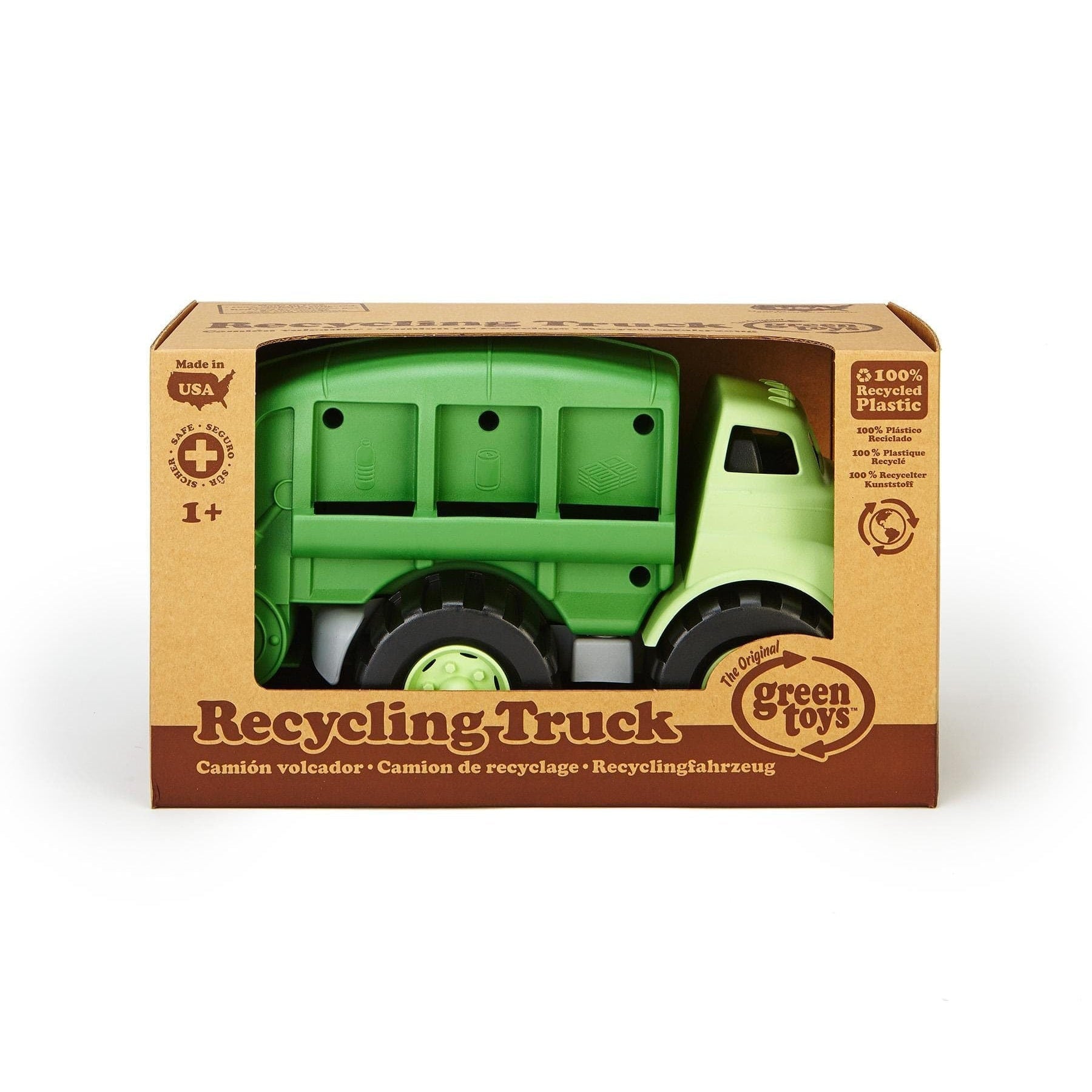 Green Toys-Green Toys Recycling Truck-RTK01R-Legacy Toys