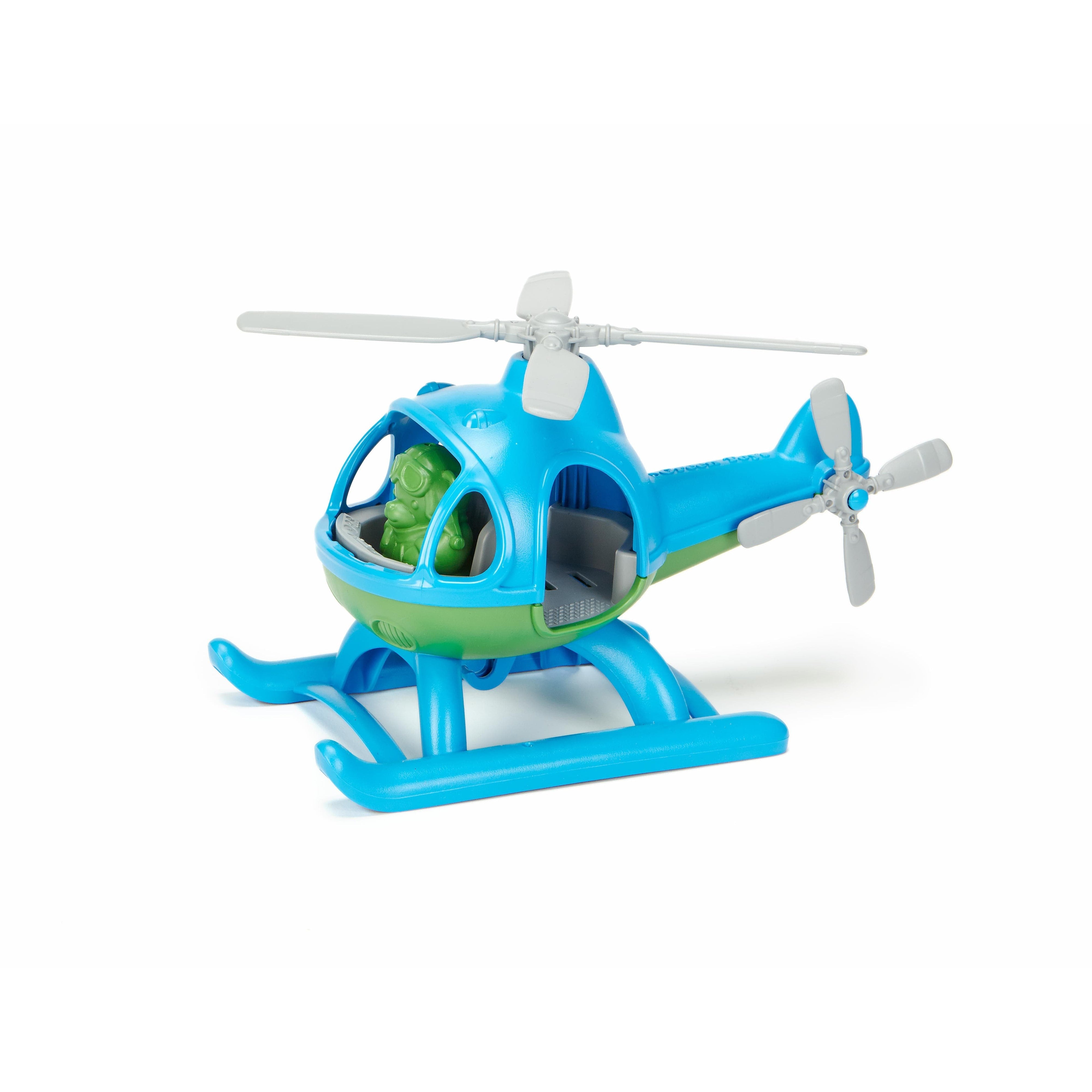 Green Toys-Helicopter - Blue-HELB-1060-Legacy Toys