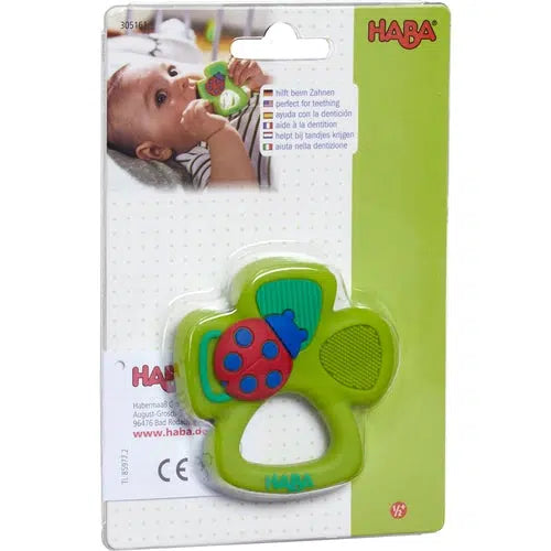 Haba-Shamrock Silicone Teether-305161-Legacy Toys