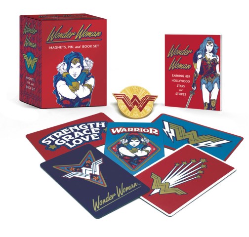 Hachette Book Group-Wonder Woman: Magnets, Pin, and Book Set-0762468327-Legacy Toys