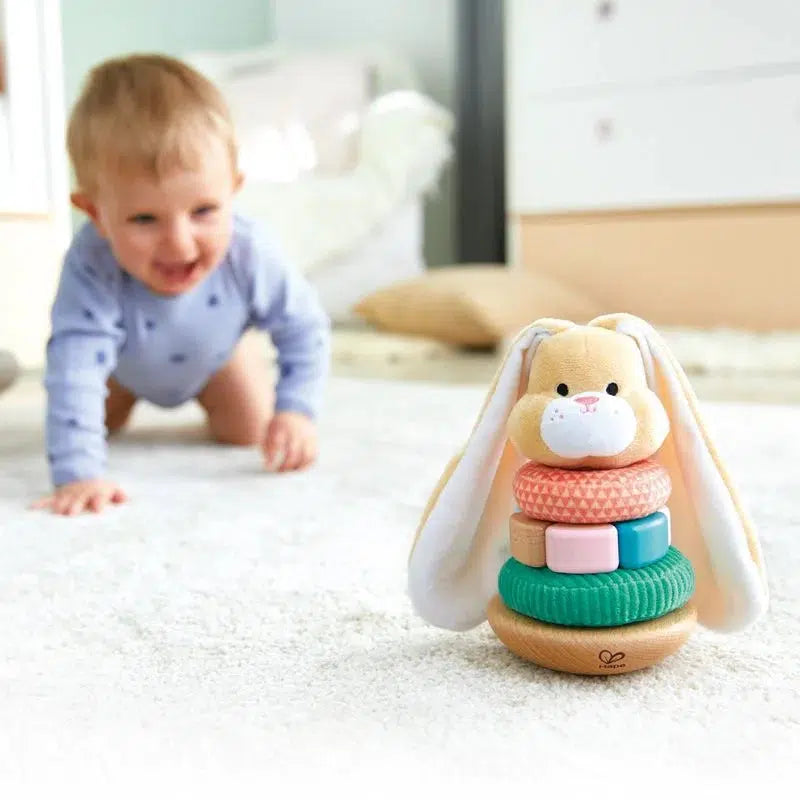 Hape-Hape Bunny Stacker-E0107-Legacy Toys