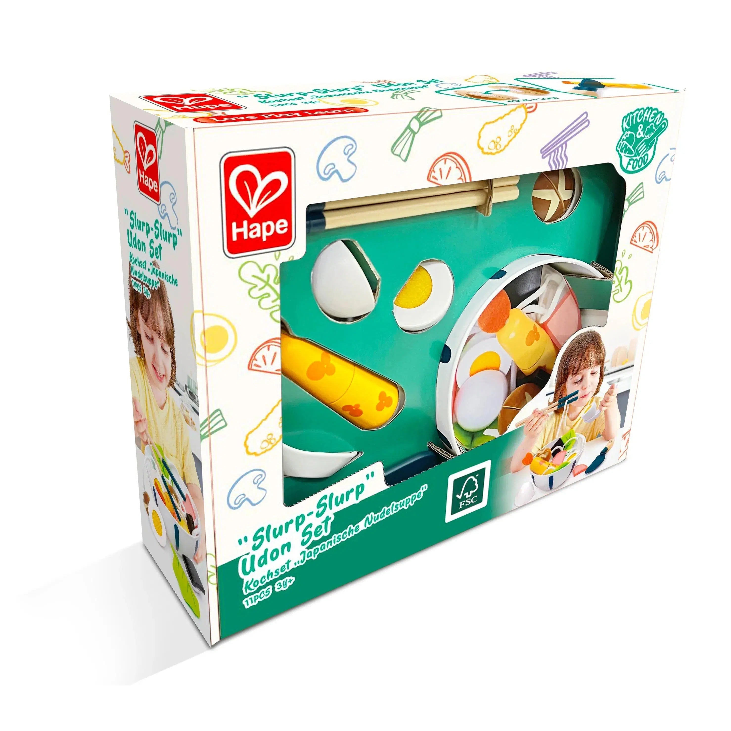 Hape-Hape Slurp-Slurp Udon Set-E3196-Legacy Toys