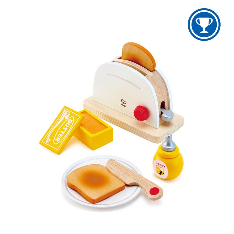 Hape-Pop-up Toaster Set-E3148-Legacy Toys