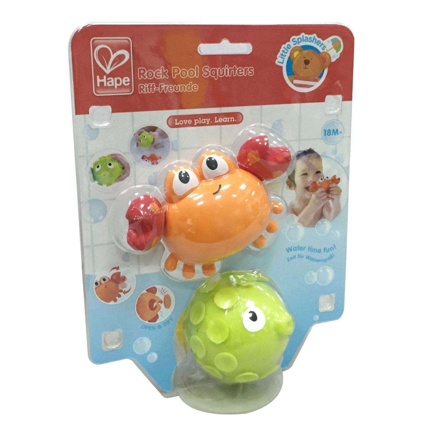 Hape-Rock Pool Squirters-E0208-Legacy Toys