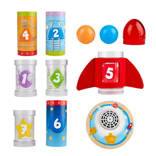 Hape-Rocket Ball Air Stacker-E0387-Legacy Toys
