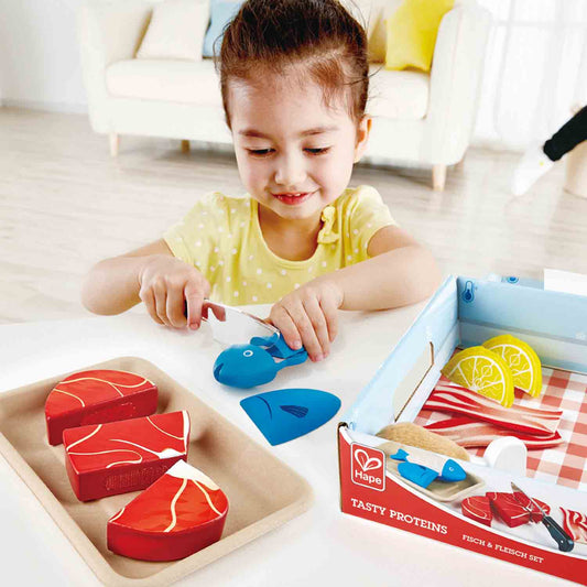 Hape-Tasty Proteins Kitchen Playset-E3155-Legacy Toys