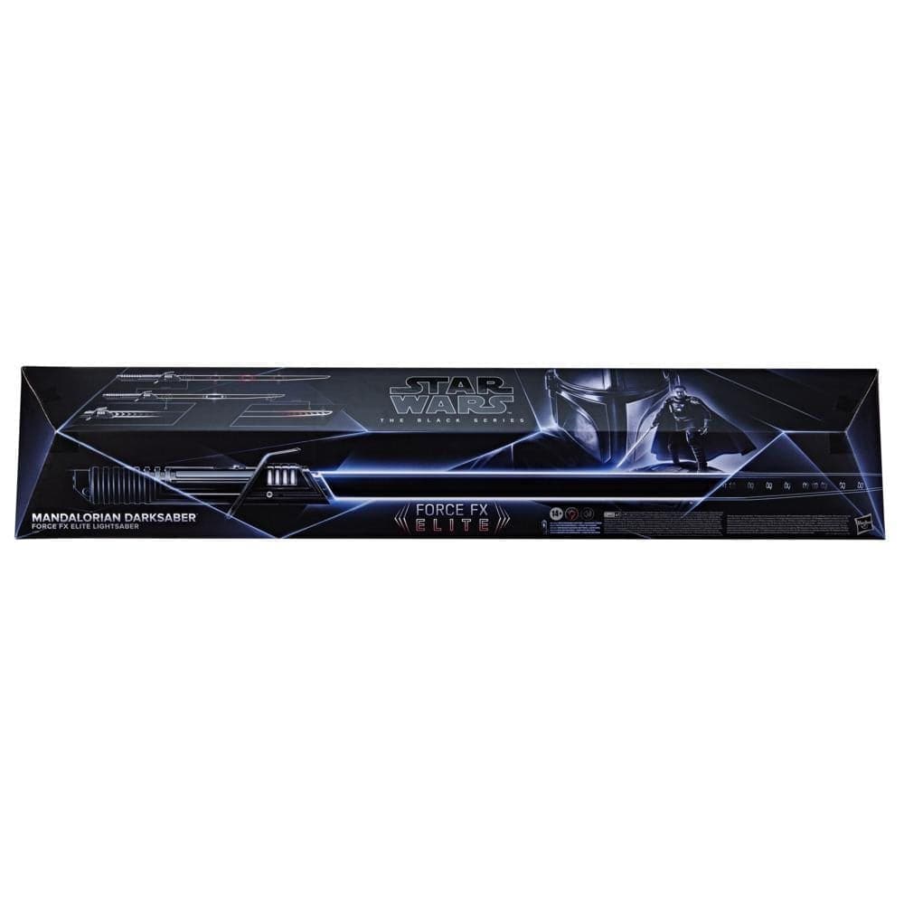 Hasbro-Star Wars: The Black Series - Mandalorian Darksaber Force FX Elite Lightsaber-F1269-Legacy Toys