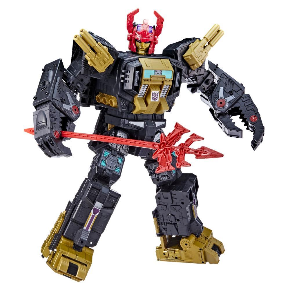 Hasbro-Transformers Generation Selects Black Zarak, Legacy Titan Class Collector Figure-F4723-Legacy Toys