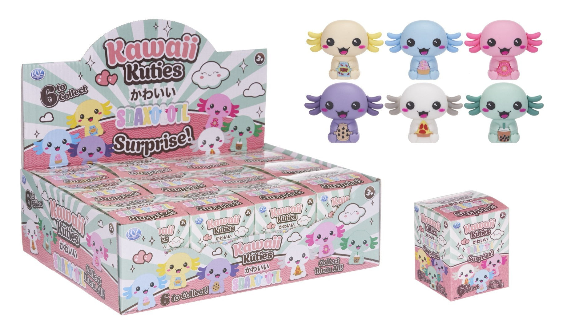 Kawaii Kuties Snaxolotl Blind Box