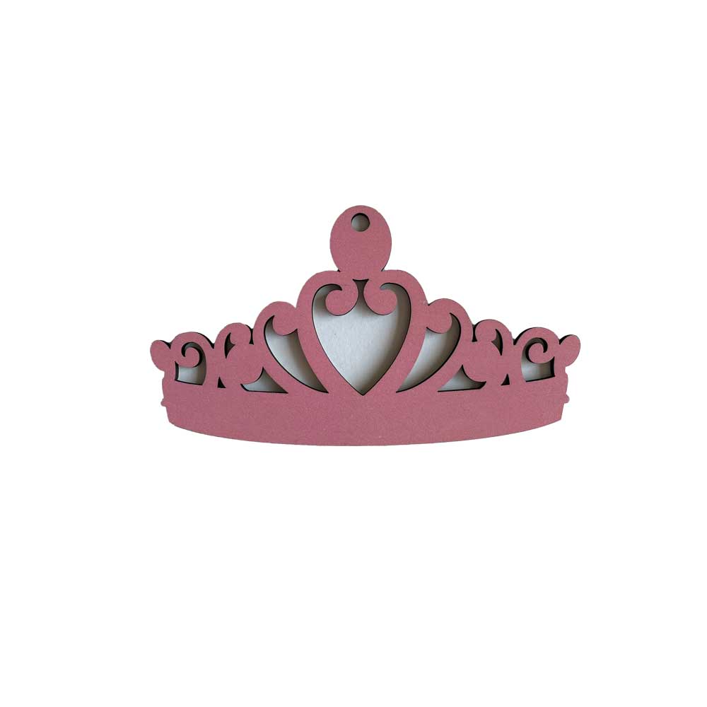 Idako-Personalized Wooden Christmas Ornament Princess Crown (Standard)-ORN004-Legacy Toys