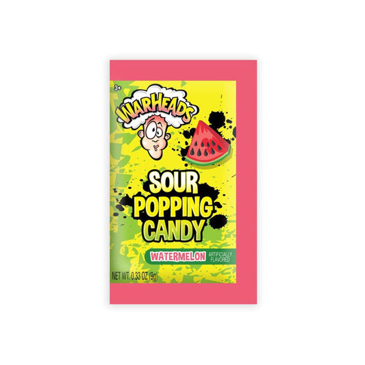 Impact Confections-Warheads Sour Popping Candy - Watermelon-103731-Legacy Toys