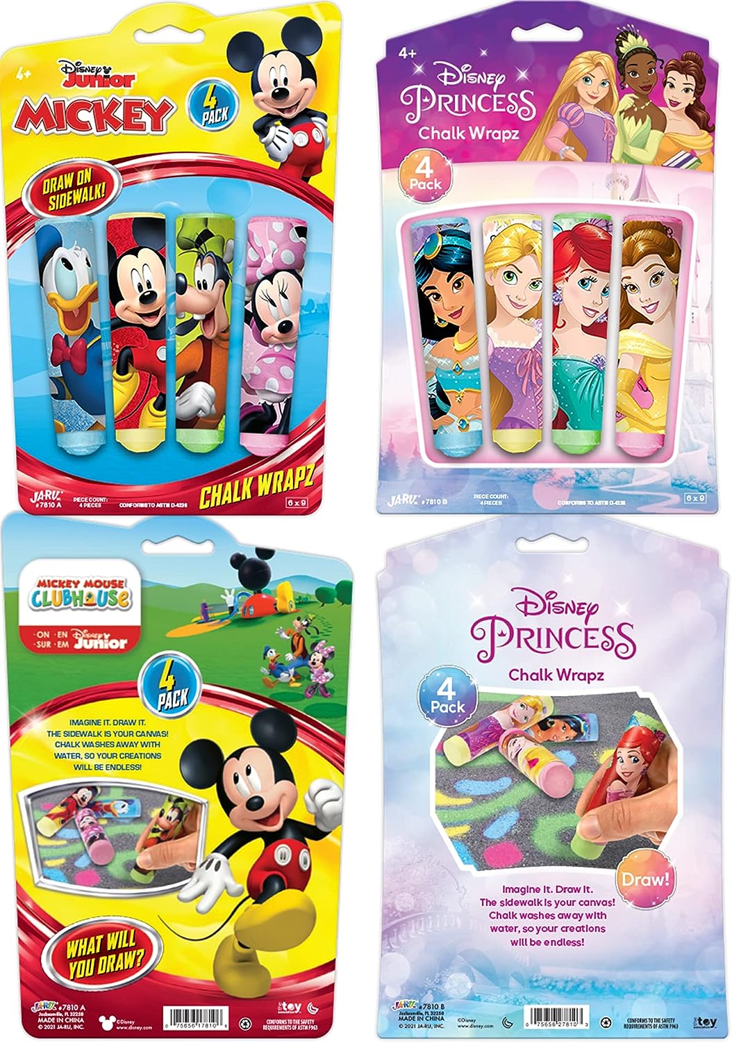 JA-RU-Disney Chalk Wrapz--Legacy Toys