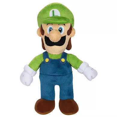 Jakks Pacific-Nintendo Super Mario 9" Plush-40987-Luigi-Legacy Toys