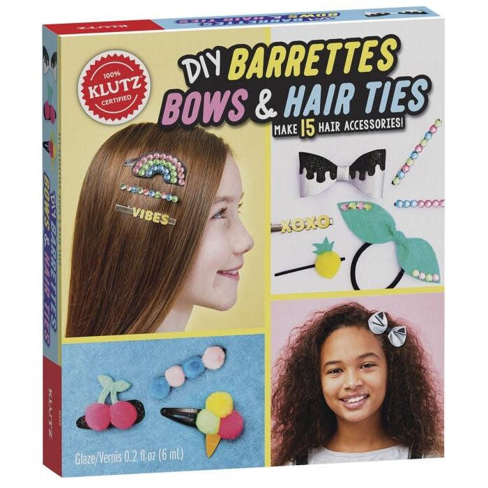 Klutz-DIY Barrettes, Bows, & Hair Ties-9781338643701-Legacy Toys