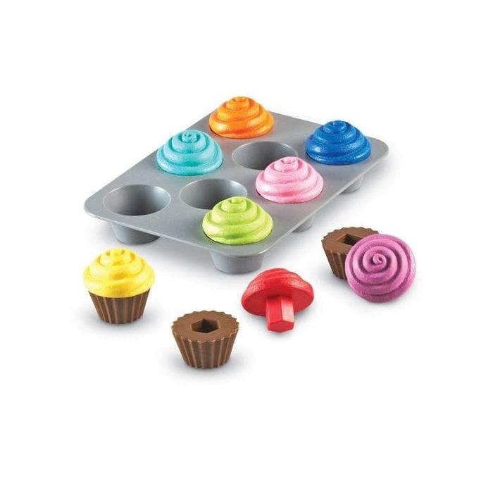 Learning Resources-Smart Snacks Shape Sort Cupcakes-LER7347-Legacy Toys