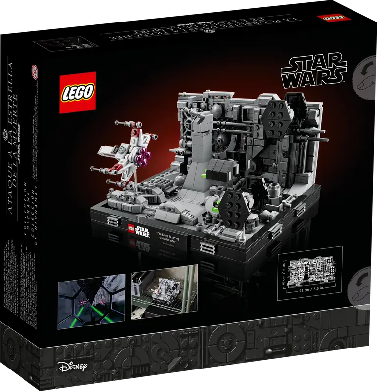 Display case for LEGO® Star Wars™ Death Star Trench Run Diorama (75329 —  Wicked Brick