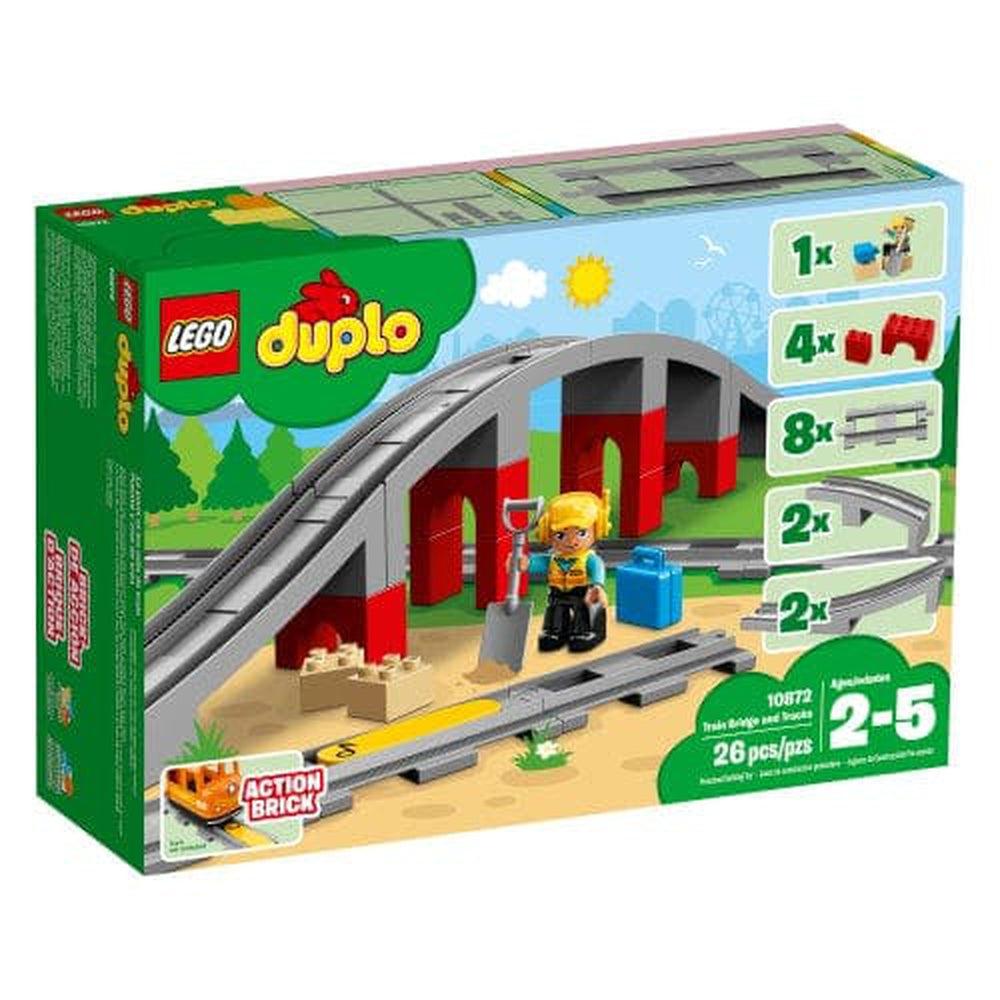 Lego-DUPLO Train Bridge and Tracks-10872-Legacy Toys