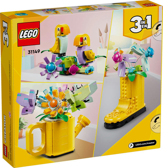 Lego-Flowers in Watering Can-31149-Legacy Toys