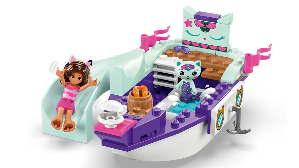 Lego-Gabby's Dollhouse - Gabby & MerCat's Ship & Spa-10786-Legacy Toys