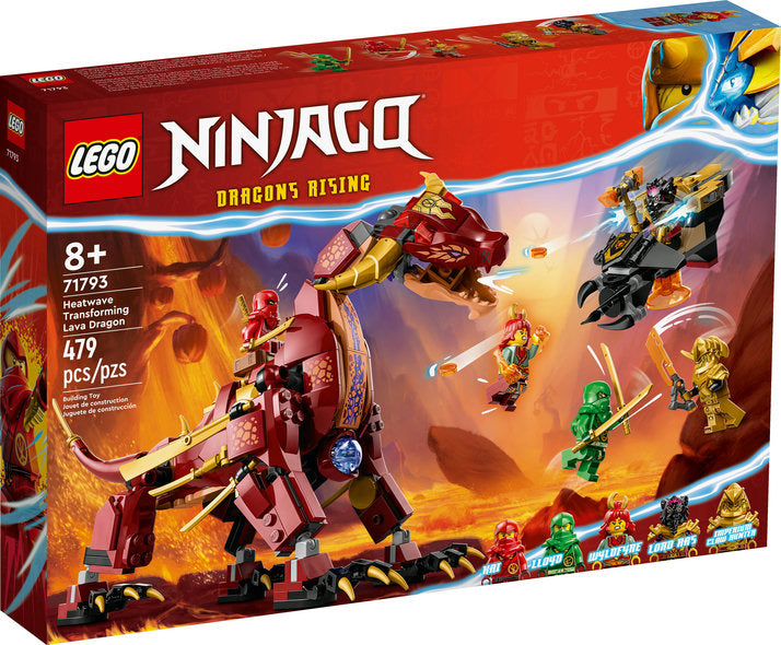 Lego-Heatwave Transforming Lava Dragon-71793-Legacy Toys