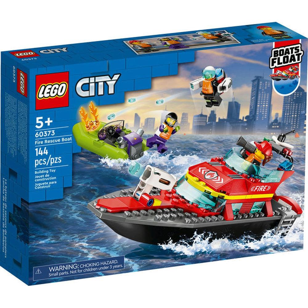 Lego-LEGO City - Fire Rescue Boat-60373-Legacy Toys