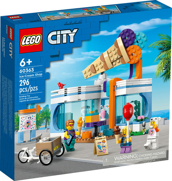 Lego-LEGO City Ice-Cream Shop-60363-Legacy Toys