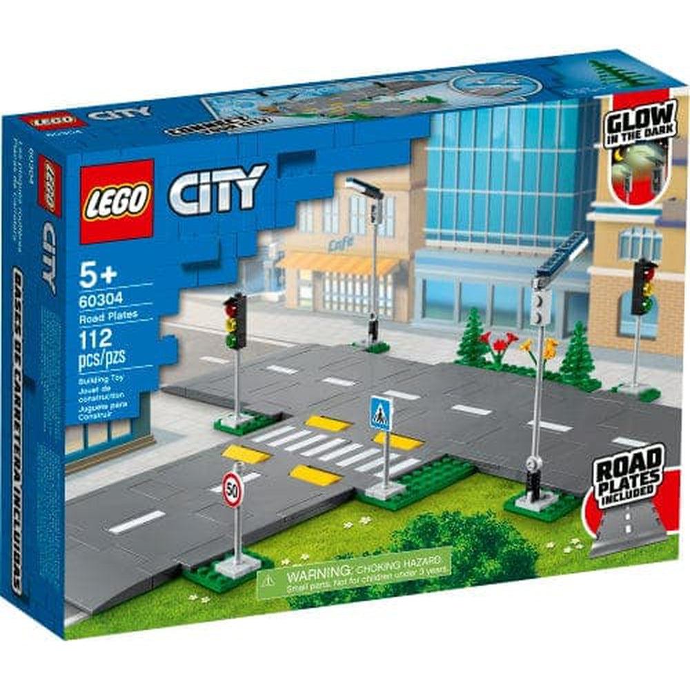 Lego-LEGO City Road Plates-60304-Legacy Toys