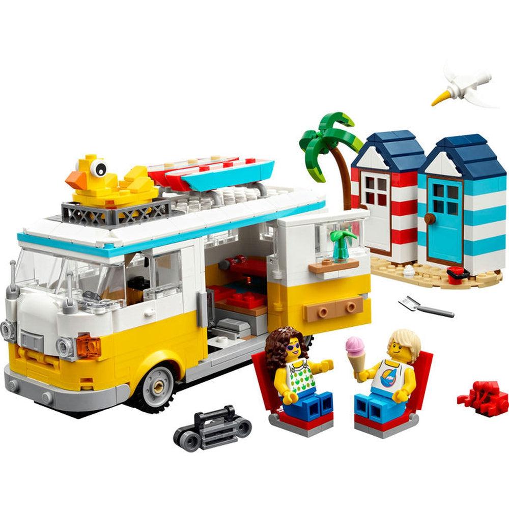 Lego-LEGO Creator Beach Camper Van-31138-Legacy Toys