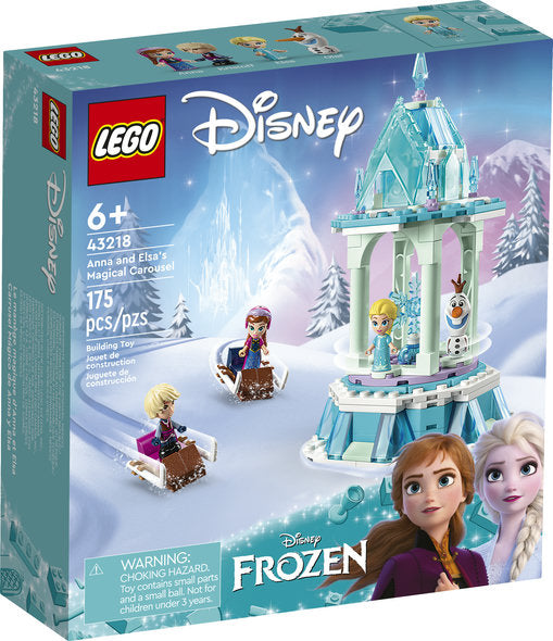 Lego-LEGO Disney Frozen - Anna and Elsa's Magical Carousel-43218-Legacy Toys