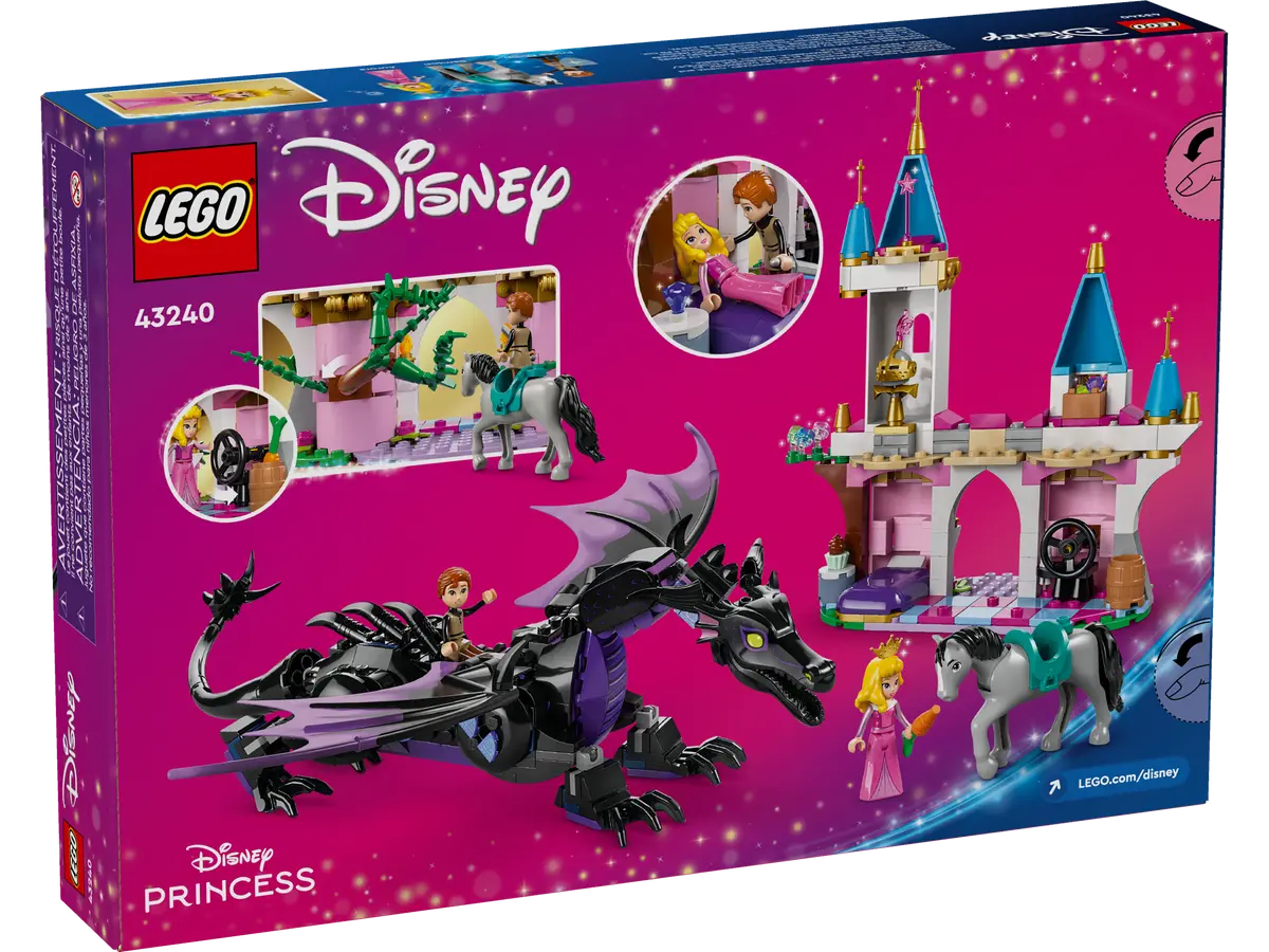 Lego-LEGO Disney - Maleficent's Dragon Form-43240-Legacy Toys