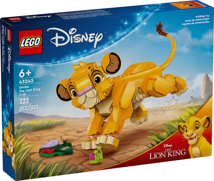 Lego-LEGO Disney - Simba the Lion King Cub-43243-Legacy Toys