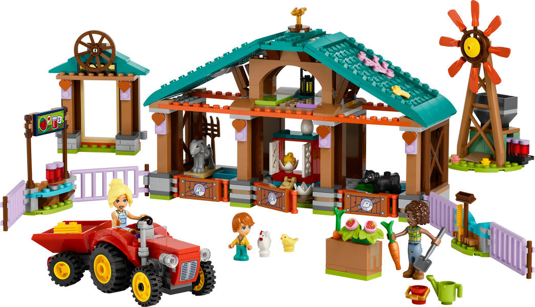 Lego-LEGO Friends - Farm Animal Sanctuary-42617-Legacy Toys