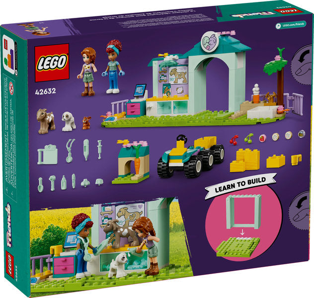 Lego-LEGO Friends - Farm Animal Vet Clinic-42632-Legacy Toys