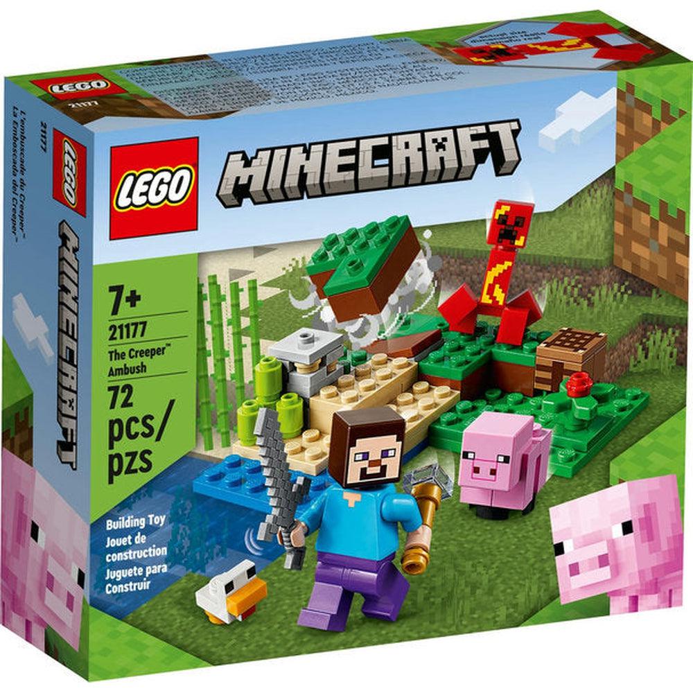 Lego-LEGO Minecraft The Creeper Ambush-21177-Legacy Toys