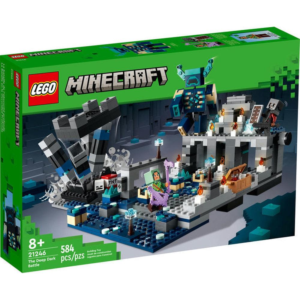 Lego-LEGO Minecraft The Deep Dark Battle-21246-Legacy Toys