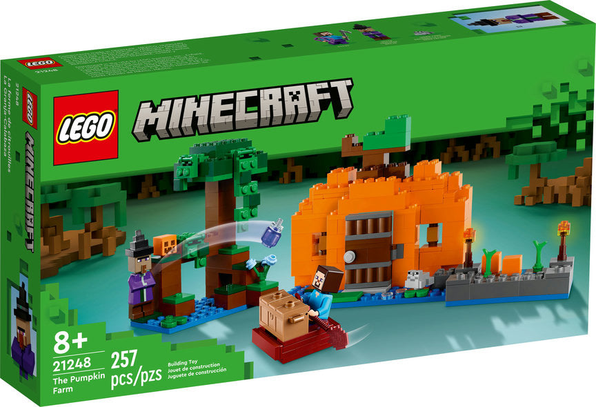 Lego-LEGO Minecraft The Pumpkin Farm-21248-Legacy Toys