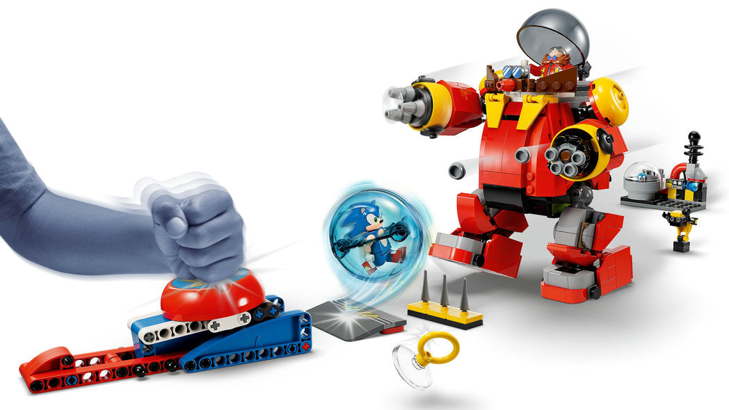 Lego-LEGO Sonic - Sonic vs. Dr. Eggman's Death Egg Robot-76993-Legacy Toys