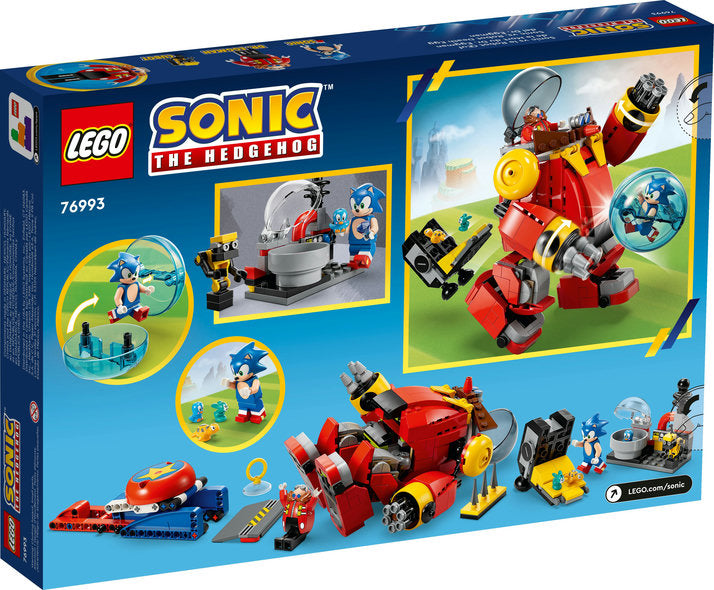 Lego-LEGO Sonic - Sonic vs. Dr. Eggman's Death Egg Robot-76993-Legacy Toys